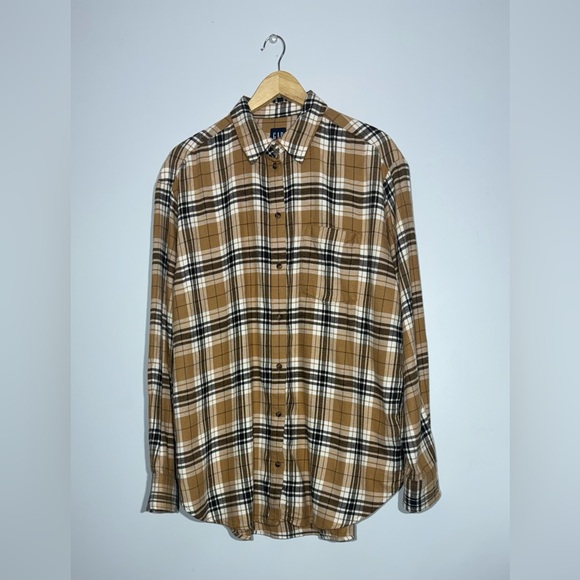 Gap Big Shirt Long Sleeve Flannel Shirt - Picture 6 of 8